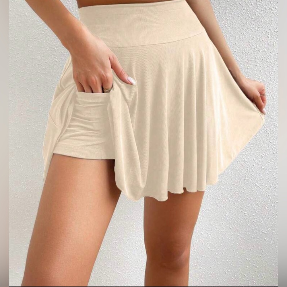✨ SHEIN Essnce High Waist Phone Pocket Skort